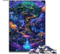 Jigsaw Puzzles for Adults, 1000 Piece Fantasy World Map Puzzle Ideal for Lover, Perfect Christmas, New Year, Valentine's Gift (size : 50x75cm)