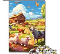 Jigsaw Puzzles for Adults 1000 Piece Farm Animal Puzzle Brain-Challenging DIY Decorative Game, Family Interactive Toy (size : 26x38cm)