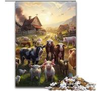 Jigsaw Puzzles for Adults, 1000 Piece Farm Animal Puzzle Family Interactive Game, Ideal for Teenagers, Brain Teaser Gift (size : 50x75cm)