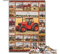Jigsaw Puzzles for Adults 1000 Piece Farm Implement Tractor Jigsaw Puzzle 1000 Pieces Family Activity Game for Teenager, DIY Home Decor Brain Teaser Gift (Size 50x75cm)