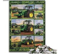Jigsaw Puzzles for Adults 1000 Piece Farm Implement Tractor Wooden Jigsaw Puzzles for Adults Family Activity Game for Teenagers, Challenging Brain Teaser (size50x75cm)