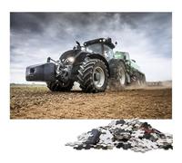 Jigsaw Puzzles for Adults 1000 Piece Farming Tools Tractors cardboard Jigsaw Puzzles for Adults Brain Challenge Game for Teenagers & Family Interaction 26X38CM/10.23x14.96inch