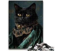 Jigsaw Puzzles for Adults 1000 Piece Fashion Cat Adult Jigsaw,Game Toys Every Piece Is Unique - Challenging Family Fun Game (50x75cm)