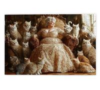 Jigsaw Puzzles for Adults 1000 Piece, Fat Woman Puzzles for Adults, Impossible Puzzle 1000 Pieces, Family Educational Wooden Puzzle, Challenging Jigsaws, Gift Box Packaging, Gifts for Women, Men, Q-93