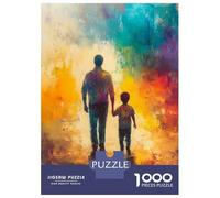 Jigsaw Puzzles for Adults 1000 Piece Father And Son Walking Puzzles for Adults Relaxing Games A Work of Art Fun Activities at Home 70x50cm/1000pcs