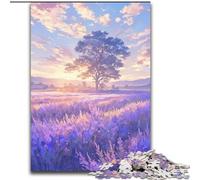 Jigsaw Puzzles for Adults 1000 Piece Fields Full of Tulips Made of Wood, Fun at Home Activities, Birthday Present, Travel Gifts 50x75cm Birthday Party for Men Women