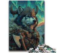 Jigsaw Puzzles for Adults 1000 Piece Fierce Siberian Husky Puzzles for Teenagers,Challenging Game Gifts for Is Ideal As A Gift for The Whole Family (38x26cm)