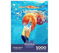 Jigsaw Puzzles for Adults 1000 Piece Flamingo Underwater Painting Jigsaw Relax Games Wall Decoration Deal As Gifts for The Whole Family 70x50cm/1000pcs