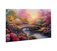 Jigsaw Puzzles for Adults 1000 Piece Flower Jigsaw Puzzle-Colourful, Challenging Game/Brainteasing Adult Jigsaws, The Whole 3D Jigsaw Gifts for Women, Men Beautiful Decoration-Garden fr0-1157