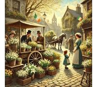 Jigsaw Puzzles for Adults 1000 piece Flower Market, 1000 Piece Difficult jigsaw puzzles for adults, Challenging Jigsaws 1000 pieces, Puzzle Game for The Whole for Women, Gifts for Men 65x65cm