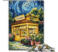 Jigsaw Puzzles for Adults, 1000 Piece Flower WGLSPT Under The Night Sky 1000 Piece Jigsaw Puzzle Idea, Humorous Artwork, Detailed Artwork (Size 26x38cm)