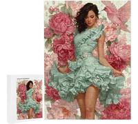 Jigsaw Puzzles for Adults 1000 Piece Flower Woman, 1000 Piece Jigsaw Puzzles for Adults, Educational Game jigsaw puzzle 30 x 20 Inch Suitable for Decompression and Room Wall Decor Gifts PjY3827 U-X