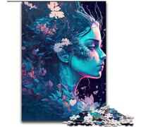 Jigsaw Puzzles for Adults 1000 Piece Flowerpunk God Puzzle Family Interactive Game, Ideal for Teenagers, Brain Teaser Gift (size : 26x38cm)