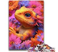 Jigsaw Puzzles for Adults 1000 Piece Flowers And Baby Dragons 1000 Pieces for Teenagers,Challenging Game Toys Wall Decoration Unique Birthday And Xmas Gifts (38x26cm)