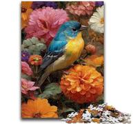 Jigsaw Puzzles for Adults 1000 Piece Flowers And Sparrows Adult Jigsaw,Game Toys Every Piece Is Unique - Challenging Family Fun Game (26x38cm)