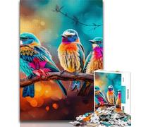 Jigsaw Puzzles for Adults 1000 Piece Flowers Birds,Learning Educational Toys Family Games Educational Game for Birthday,Chrismas (38x26cm)
