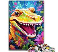 Jigsaw Puzzles for Adults 1000 Piece Flowers Crocodile Teenager Jigsaw,family Fun Games Is Ideal As A Gift for The Whole Family (50x75cm)