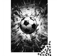 Jigsaw Puzzles for Adults 1000 Piece Football Puzzles for Adults Wooden Board Puzzles Funny 1000pcs (75x50cm)