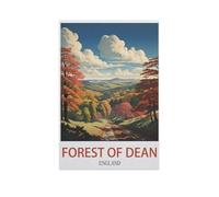 Jigsaw Puzzles for Adults 1000 Piece，Forest of Dean England，Educational Games Brain Challenge Jigsaw Puzzles for Adult Kids（75x50cm）-I11