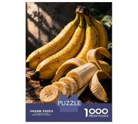 Jigsaw Puzzles for Adults 1000 Piece Fresh Bananas on Wooden Surface Jigsaw Relax Games Wall Decoration Deal As Gifts for The Whole Family 52x38cm/1000pcs