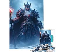 Jigsaw Puzzles for Adults 1000 Piece Frost King for Educational Game Challenge Toy Relaxing Games Improve Memory Gifts Birthday (Size 38x52cm)