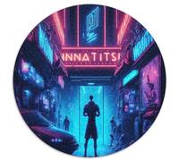 Jigsaw Puzzles for Adults 1000 Piece Futuristic Boy Difficult Puzzles for Adults An for Christmas Or Birthdays (Size 67.5x67.5cm)
