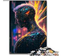Jigsaw Puzzles for Adults, 1000 Piece Futuristic Time Traveler Jigsaws 1000 Pieces for Adults with Family Interactive Game, for Ages 14+ Size 50X75CM