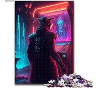 Jigsaw Puzzles for Adults 1000 Piece Futuristic Villain Puzzle Perfect for Family Fun on Christmas, Thanksgiving, Birthdays & Easter (size : 26x38cm)