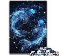 Jigsaw Puzzles for Adults 1000 Piece Galactic Pisces 1000 Pieces for Adults,Artistic Wall Decor & Birthday Gift Idea for Friends, Home Office (50x75cm)