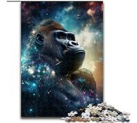 Jigsaw Puzzles for Adults 1000 Piece Galaxies Orangutans Puzzle Brain-Challenging DIY Decorative Game, Family Interactive Toy (size : 26x38cm)