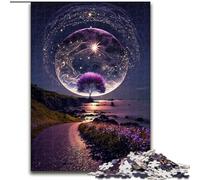Jigsaw Puzzles for Adults 1000 Piece Galaxy Art Beach Puzzle Gift DIY Fun Suitable for Home Living Room Office Decoration (size : 50x75cm)