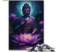 Jigsaw Puzzles for Adults 1000 Piece Galaxy Art Buddha Jigsaw for Teenagers, Family Game Night, Brain-Challenging Gift Idea (size : 50x75cm)