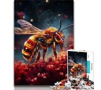 Jigsaw Puzzles for Adults 1000 Piece Galaxy Bees Teenager Jigsaw,Challenging Game Toys Wall Decoration Unique Birthday And Xmas Gifts (size 38x26cm)