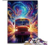 Jigsaw Puzzles for Adults 1000 Piece Galaxy Bus 1000 Piece Puzzle Family Interactive Game, Brain Teaser Gift, Educational Toy (Szie 50x75cm)