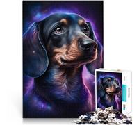 Jigsaw Puzzles for Adults 1000 Piece Galaxy Dachshund Game Toys deal as gifts for the whole family 26x38cm