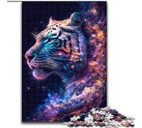Jigsaw Puzzles for Adults 1000 Piece Galaxy Fantasy Tiger Jigsaw Puzzle Made of cardboard,Family Activity Game, Home Decor Wall Art 1000pcs(26x38cm)