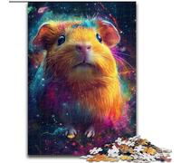 Jigsaw Puzzles for Adults, 1000 Piece Galaxy Guinea Pig Jigsaw Puzzles Made of Wood,Perfect for Christmas, Halloween, Easter, New Year 1000pcs(50x75cm)