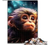 Jigsaw Puzzles for Adults 1000 Piece Galaxy Monkey Puzzle Brain Teaser Game for Teenagers, for Family Game Night (size : 26x38cm)