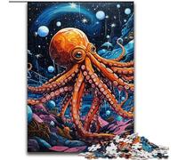 Jigsaw Puzzles for Adults, 1000 Piece Galaxy Octopus Puzzle Made of cardboard,Ideal for And Family Fun for Holidays, Birthdays 1000pcs(26x38cm)