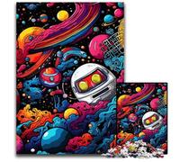 Jigsaw Puzzles for Adults 1000 Piece Galaxy Planet Jigsaw Puzzles Colorful Home Decor & Interactive Family Game, 50x75CM/19.68x29.52inch