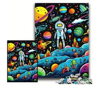 Jigsaw Puzzles for Adults, 1000 Piece Galaxy Planet Jigsaws 1000 Pieces for Adults Family Interactive Game, Brain Challenge Gift Size 50x75cm