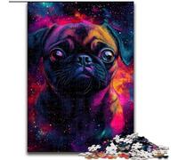 Jigsaw Puzzles for Adults, 1000 Piece Galaxy Raccoon Jigsaw Puzzles size 50x75cm Brain Teaser Game, Interactive Family Game, Suitable for Ages 14+
