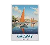 Jigsaw Puzzles for Adults 1000 Piece，Galway Ireland，Difficult Puzzle Perfect Educational Gift for Boys and Girls（50x70cm）-EY52