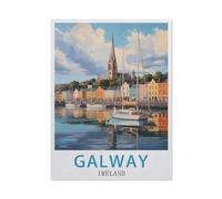 Jigsaw Puzzles for Adults 1000 Piece，Galway Ireland，Difficult Puzzle Perfect Educational Gift for Boys and Girls（50x70cm）-EU71