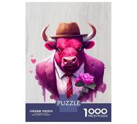 Jigsaw Puzzles for Adults 1000 Piece Gangster Style Buffalo Adult Puzzles Toy Wall Decor Wall Decoration Deal As Gifts for The Whole Family 38x26cm/1000pcs