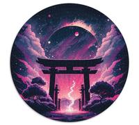 Jigsaw Puzzles for Adults 1000 Piece Gateway to The Cosmos Round Puzzles for 1000 Piece Birthday Gift Idea, Challenging Brain Teaser Game (67.5x67.5cm)