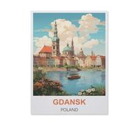 Jigsaw Puzzles for Adults 1000 Piece，Gdansk Poland，Classic Puzzle Teens Boys Girls Puzzles for DIY Intellective Educational Game, Gift Home Decor（75x50cm）-IB72