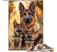 Jigsaw Puzzles for Adults 1000 Piece German Shepherd, Educational Games Home Decoration Is Ideal As A Gift for The Whole Family (Size 50x75cm)
