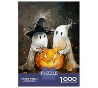 Jigsaw Puzzles for Adults 1000 Piece Ghosts Pumpkin Halloween Jigsaws for Adults Anti-Stress Toys Birthday Present Unique Birthday And Gifts 52x38cm/1000pcs
