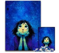 Jigsaw Puzzles for Adults, 1000 Piece Girl Looking Up at The Sky Cardboard Puzzles for Birthdays, Holidays, Best for Christmas 26X38CM